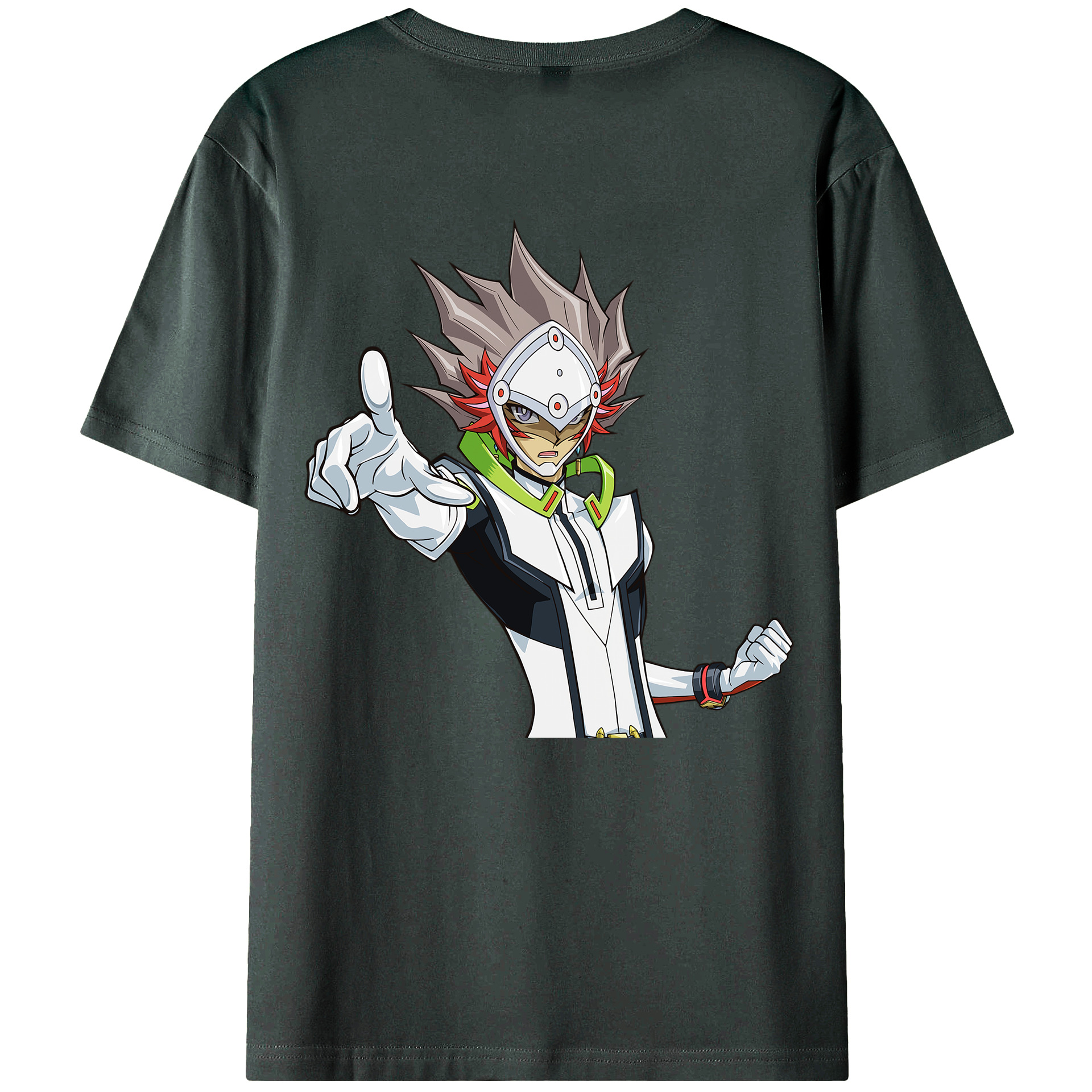 （画像用） 遊☆戯☆王 Yu-Gi-Oh! 綿100％ メンズ半袖Tシャツ（バックプリント） 通気性
